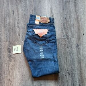 Levi's Men's 501 Original Fit Straight Leg Jeans 36W x 32L